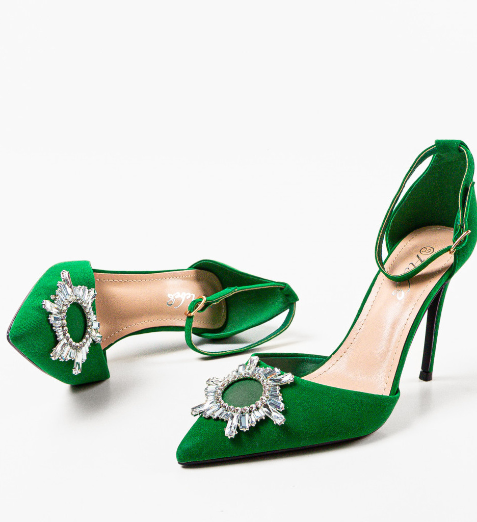 Pantofi dama Honor Verzi - Eleganță la fiecare pas - imagine 6