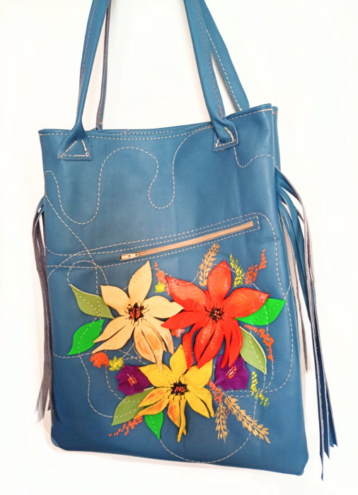 Geantă Piele Naturală Handmade Shopika