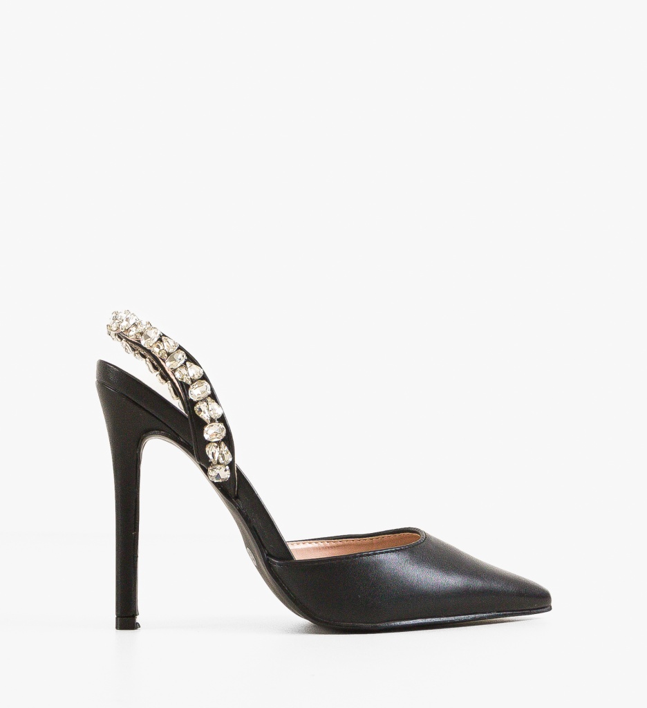 Pantofi Havenot Negri Eleganți cu Toc - Stil Refined - imagine 14