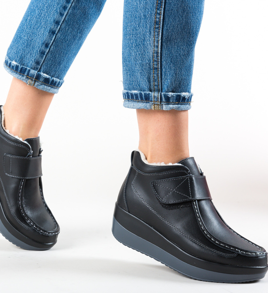 Pantofi Jistry Negri | Stil și Confort Urban - imagine 3