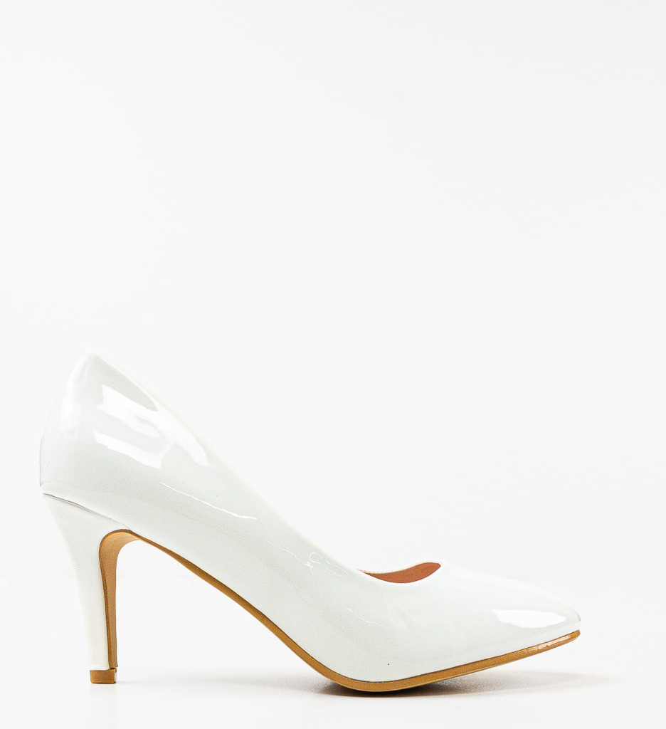 Pantofi Toc Ryry Albi - Eleganță și Stil - imagine 2