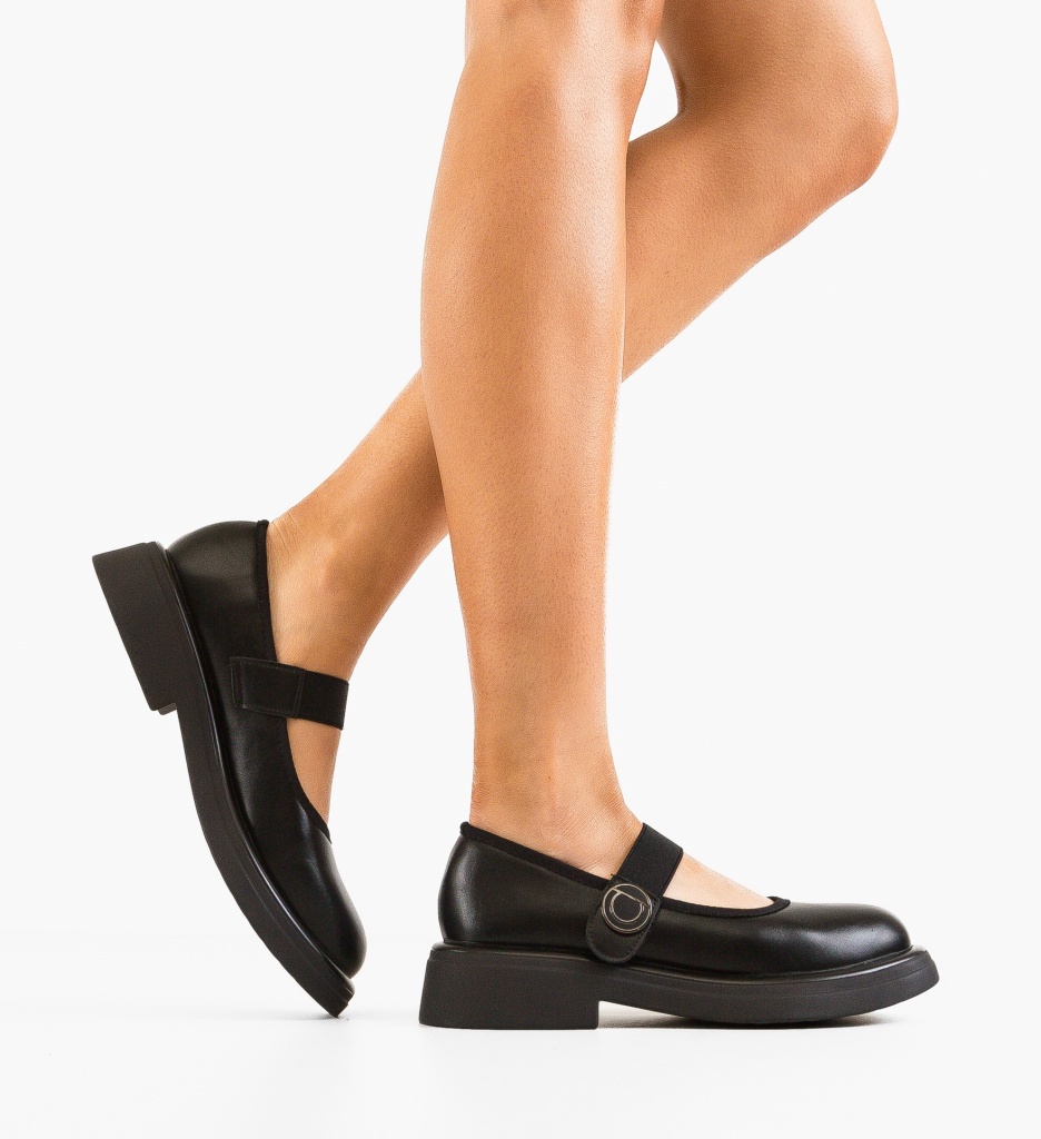 Pantofi Casual Negri Adem - Confort și Stil