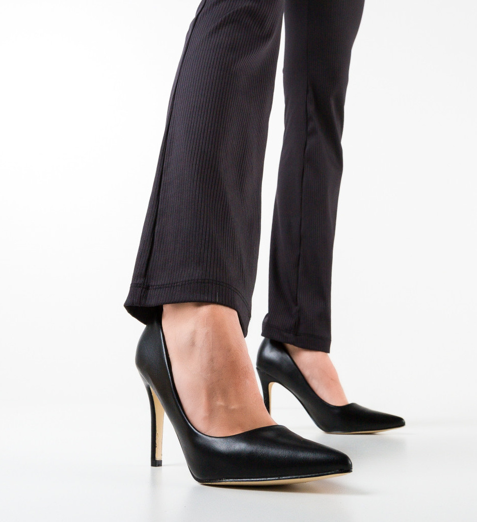 Pantofi Dama Plazar Negri - Eleganță și Stil - imagine 3