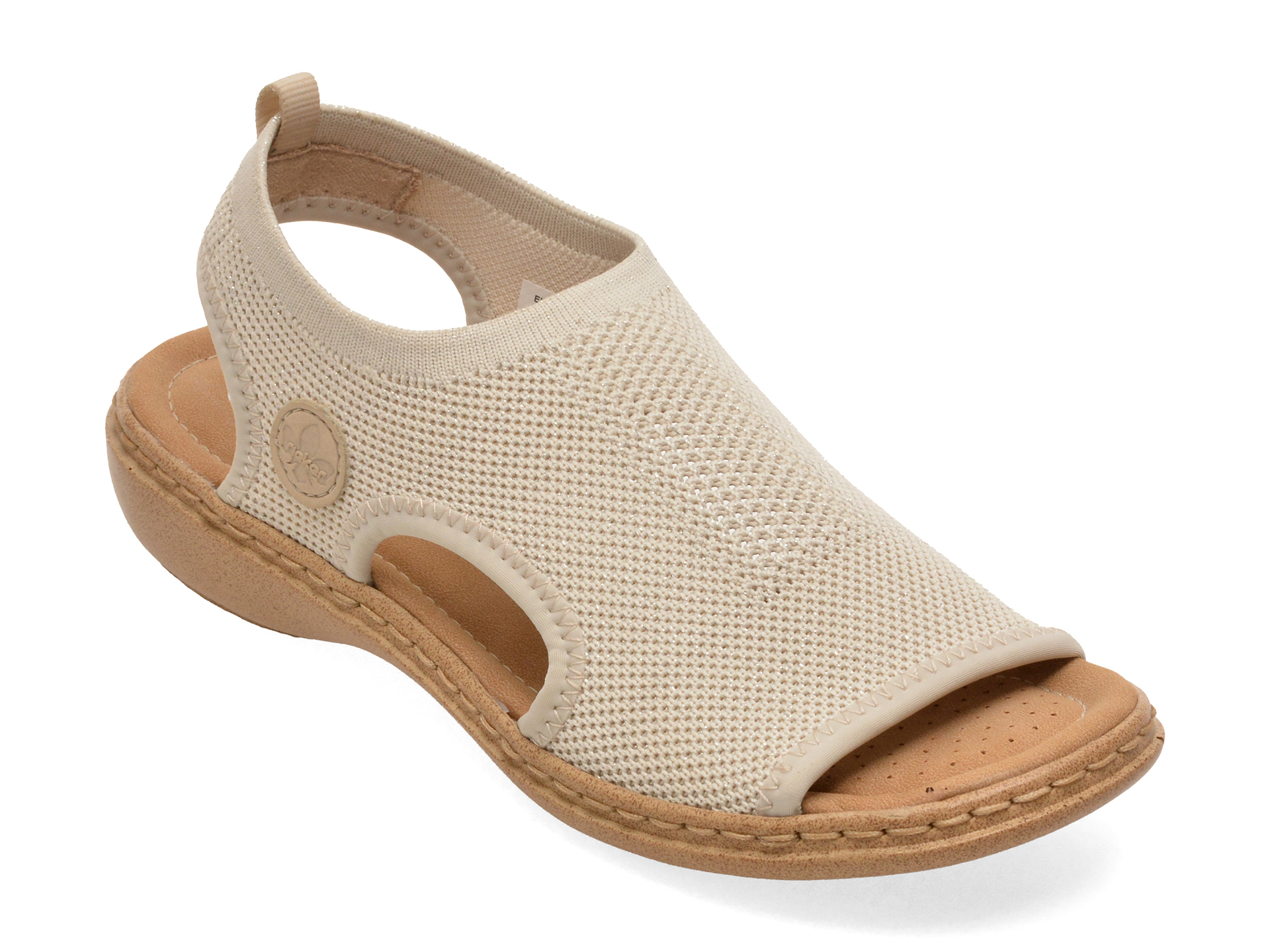 Sandale Rieker 61851 Bej Confortabile