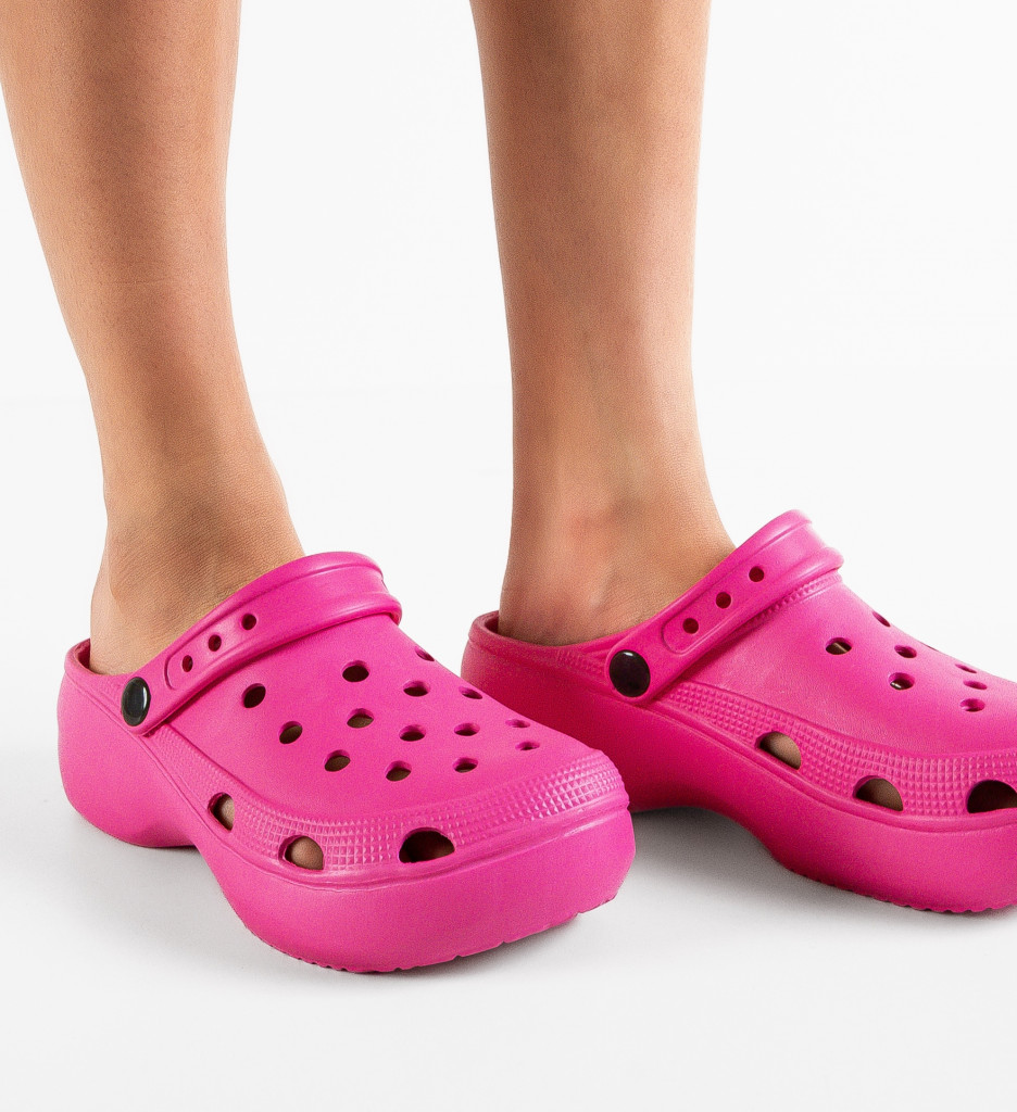 Papuci Dama Simo Fuchsia - Confort și Stil
