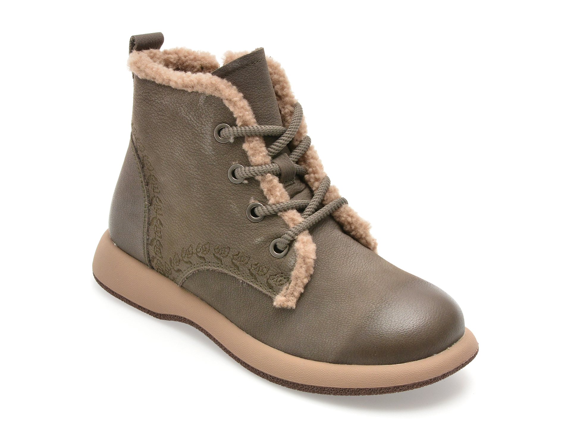 Ghete Dama Flavia Passini Kaki | Stil Urban Elegant
