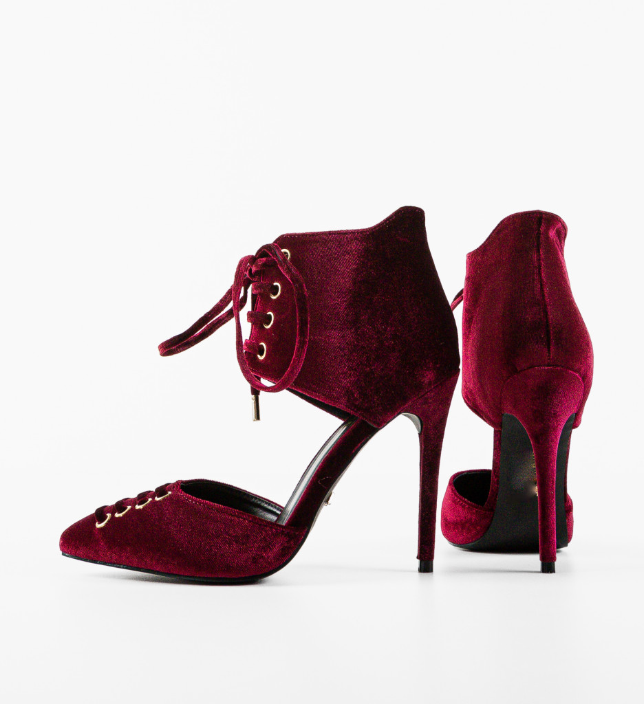 Pantofi Dama Luhrat Grena | Eleganți cu Toc - imagine 7