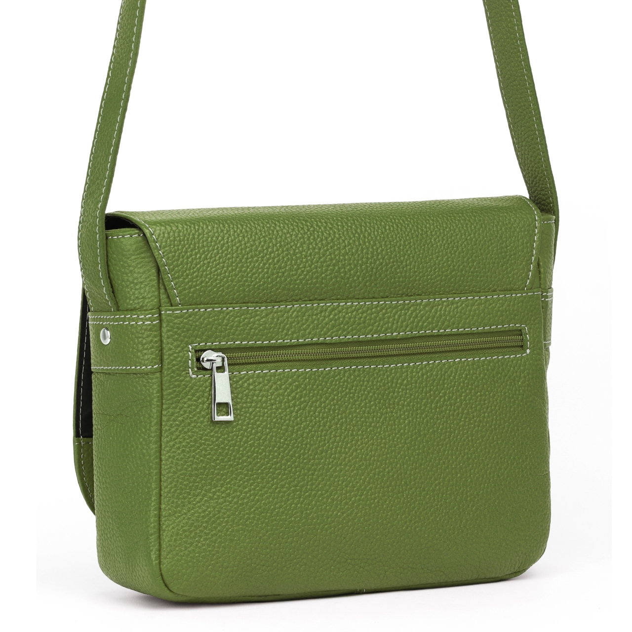 Geantă India Aida GT3857 Piele Naturală Verde - imagine 4