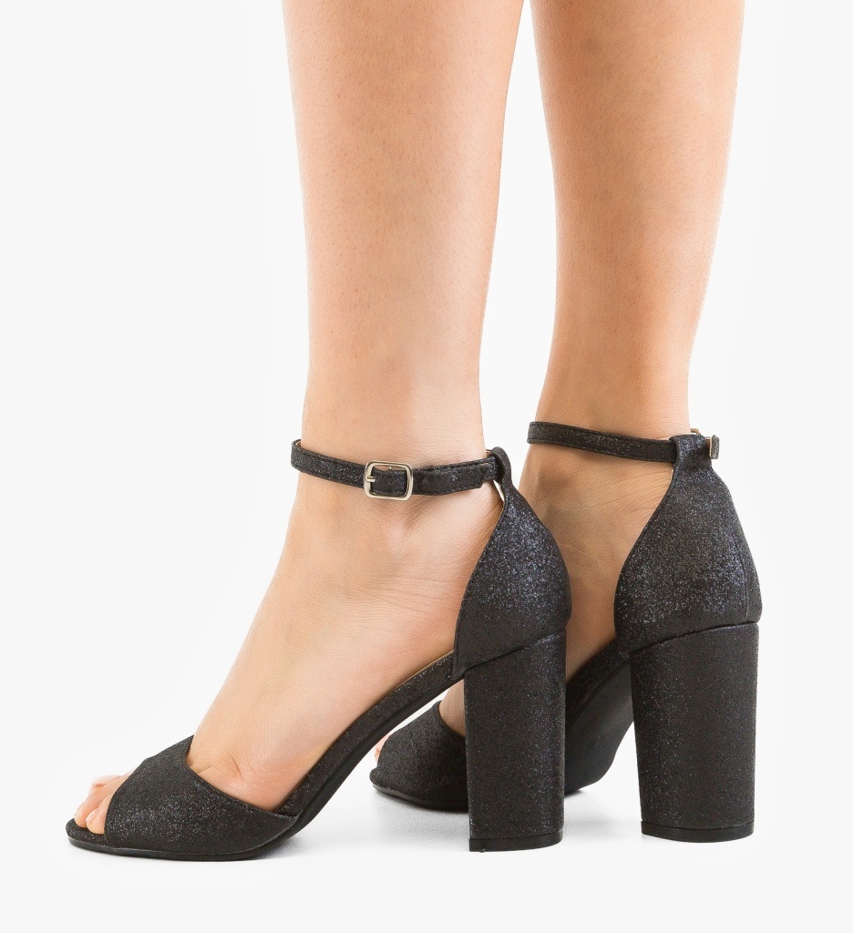 Sandale Dama Herman Negre - Eleganță și Confort - imagine 4