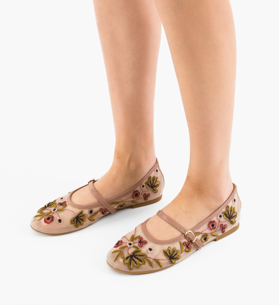 Balerini Dama Fisher Nude - Confort si Eleganta - imagine 3