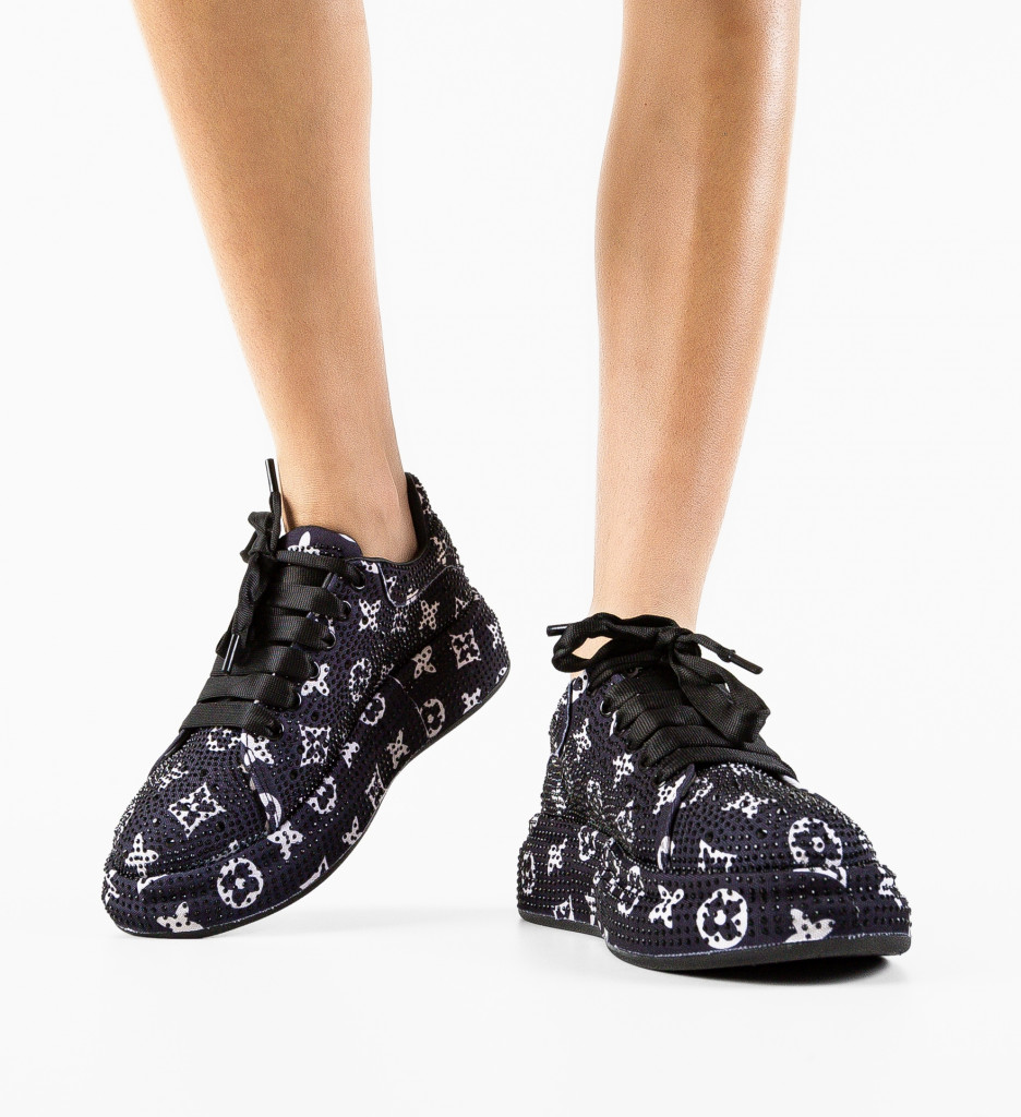 Pantofi Casual Dama Urssy Negri | Stil și Confort - imagine 2