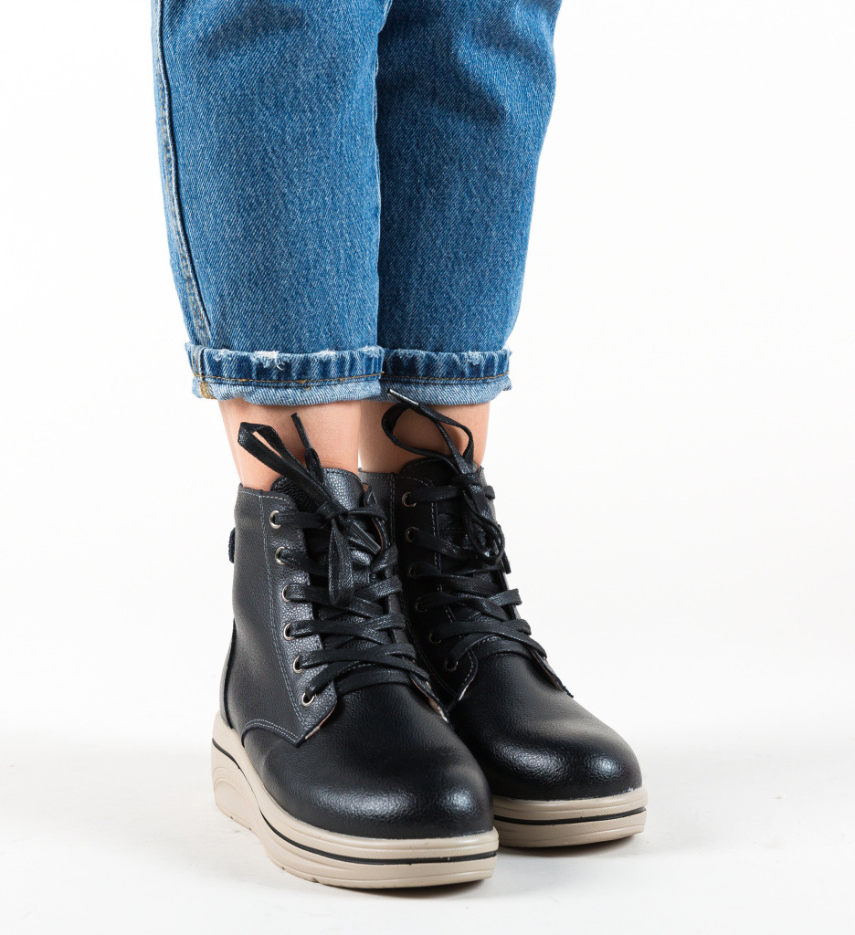 Pantofi Casual Lakiob Negri | Eleganță și Confort - imagine 2