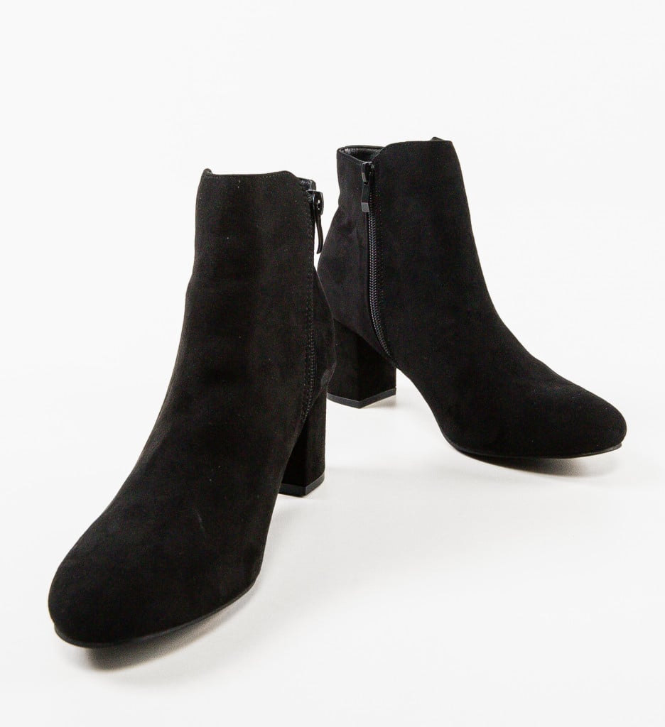 Botine Dama Kaiden Negre - Eleganță și Confort - imagine 8