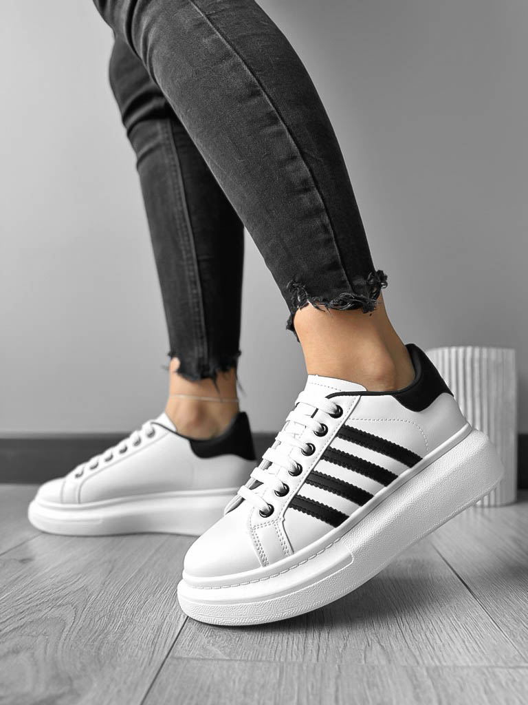 Adidași Dama Albi Casual 6622 - Confort & Stil