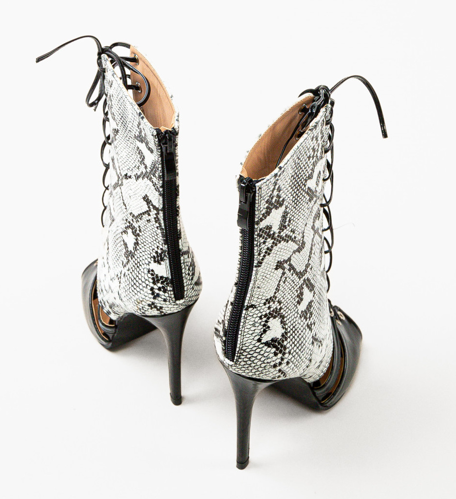 Botine Uchenna Albe - Eleganță și Confort - imagine 7