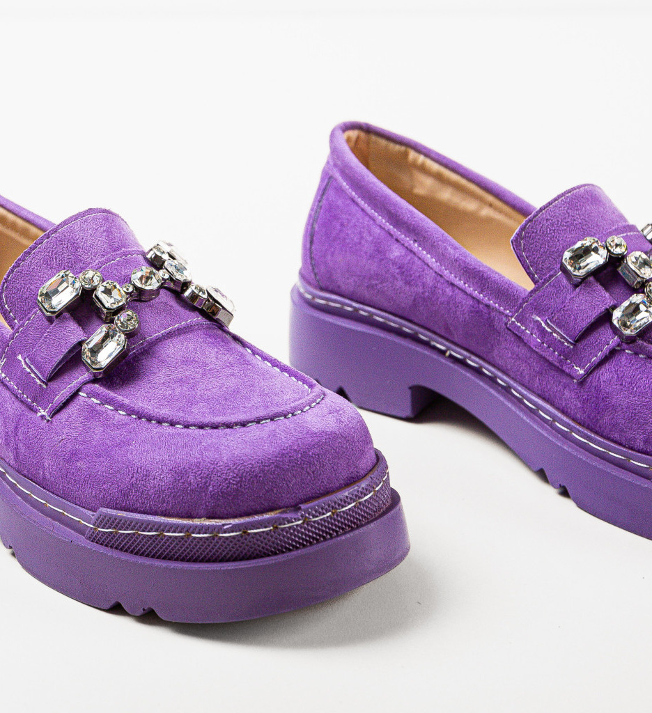 Pantofi Casual Maraya Mov - Confort și Stil Zilnic - imagine 8