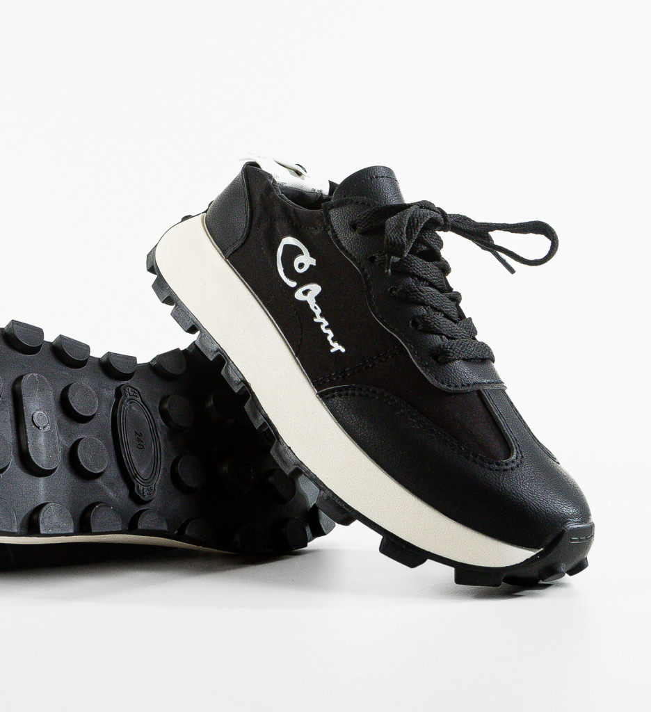 Sneakers Dama Galant Negri | Confort și Stil - imagine 12