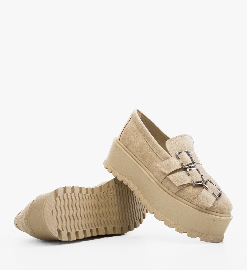 Pantofi Casual Darqu Bej – Confort și Eleganță