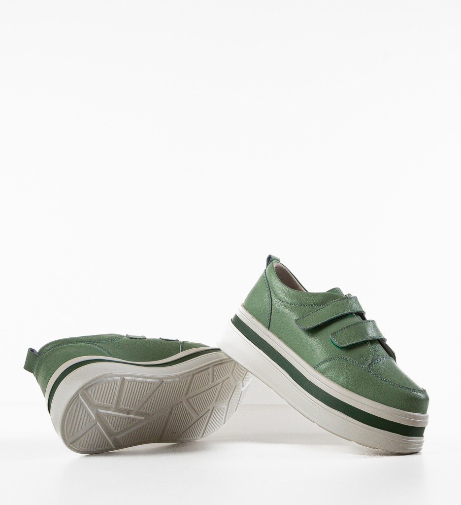 Pantofi Casual Akoste Verzi - Confort și Stil - imagine 6
