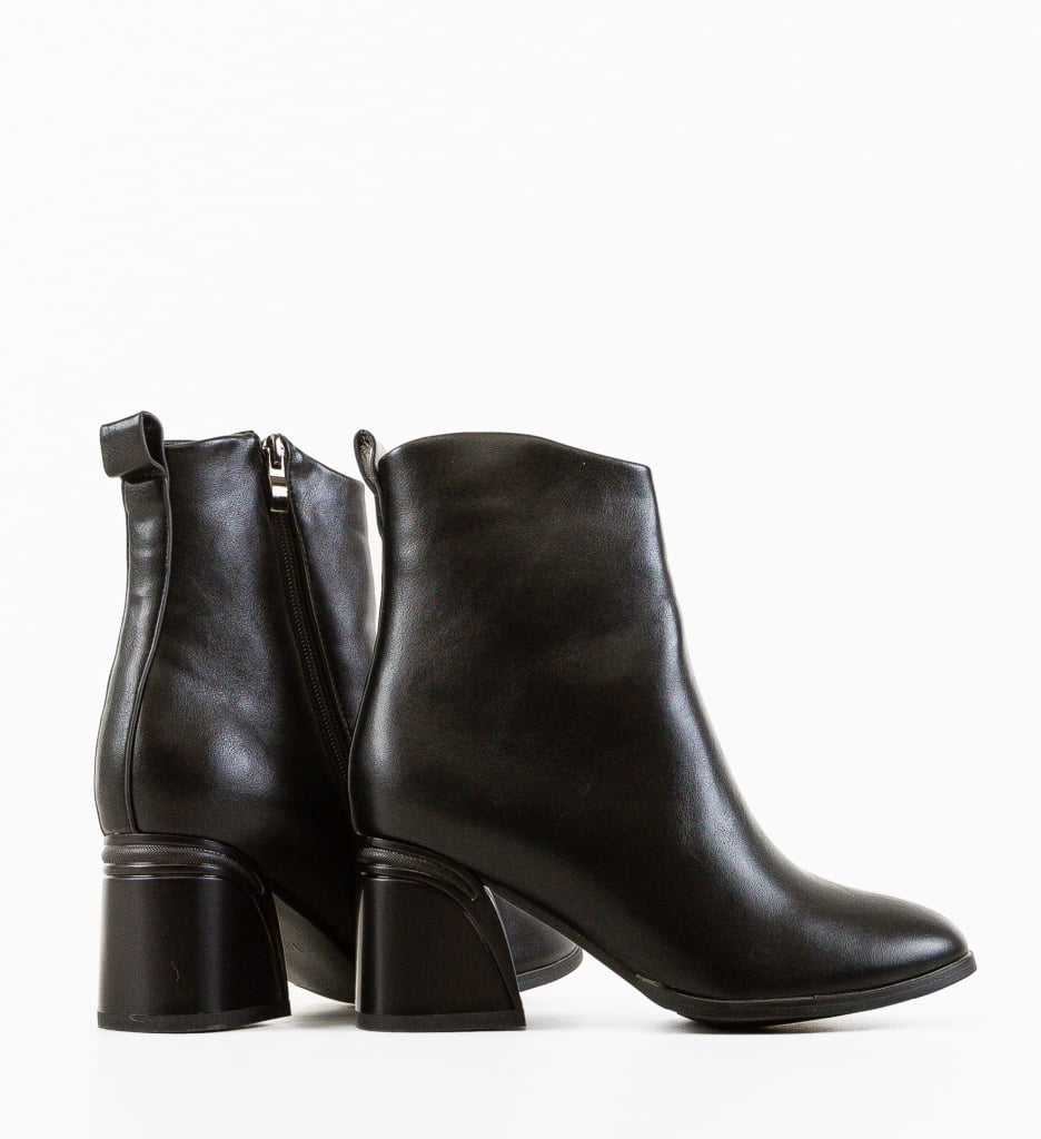 Botine Dama Kara Negre | Eleganță Urbană - imagine 5
