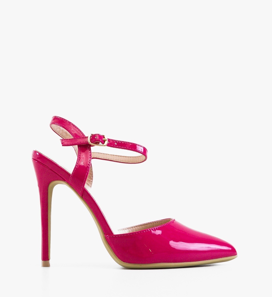 Pantofi Stiletto Jaximet Fuchsia Eleganți - imagine 6