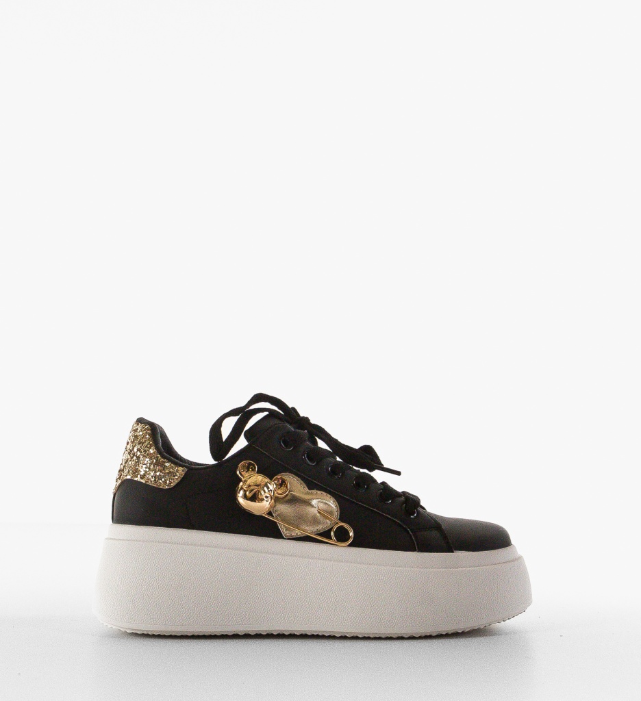 Sneakers Dama Neela Negri 2 | Stil si Confort - imagine 4