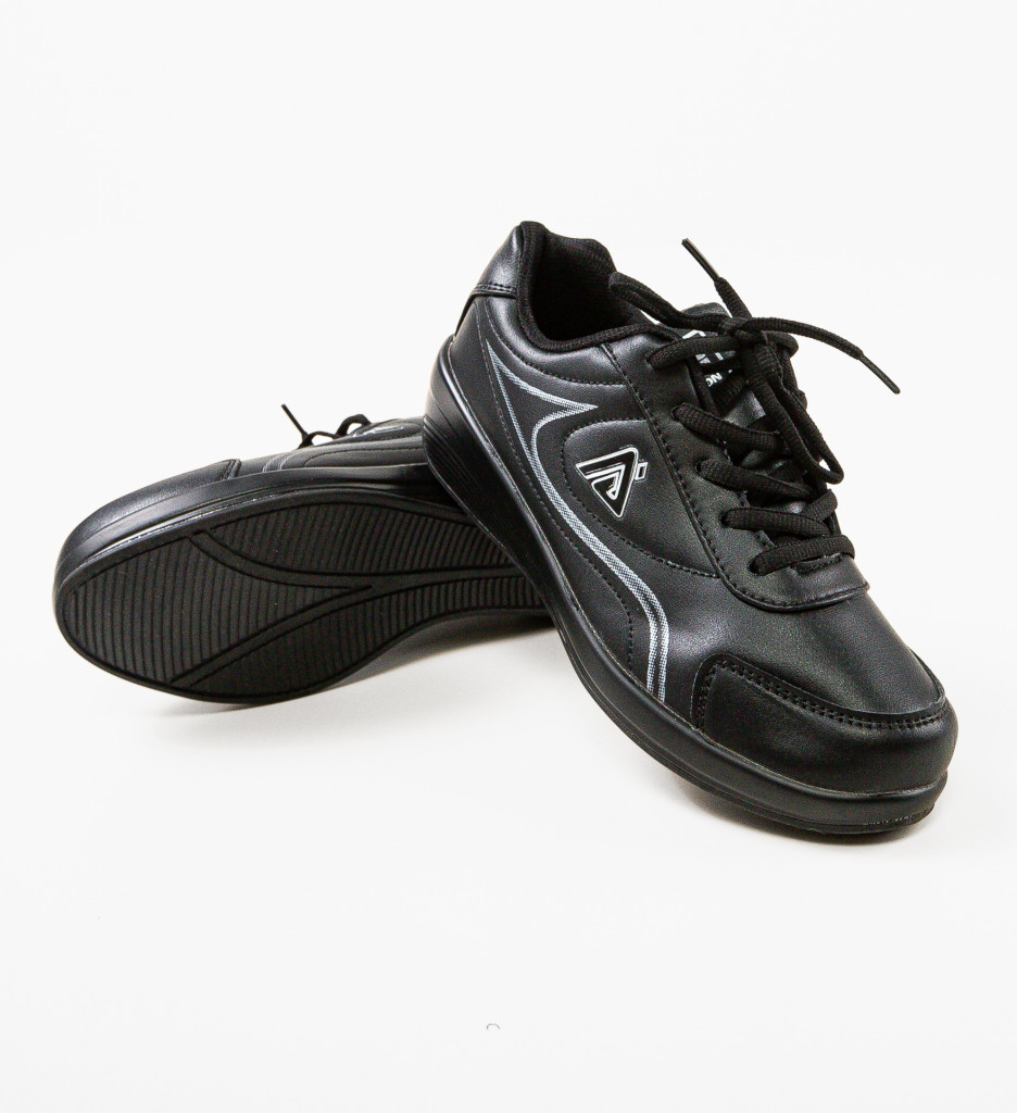 Sneakers Dama Pokaza Negri - Confort și Stil - imagine 5