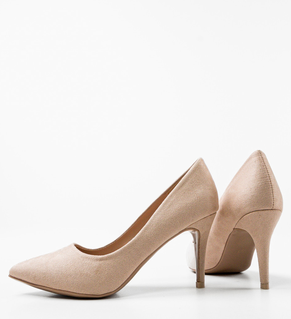 Pantofi cu Toc Lysette Bej - Eleganță și Stil - imagine 5