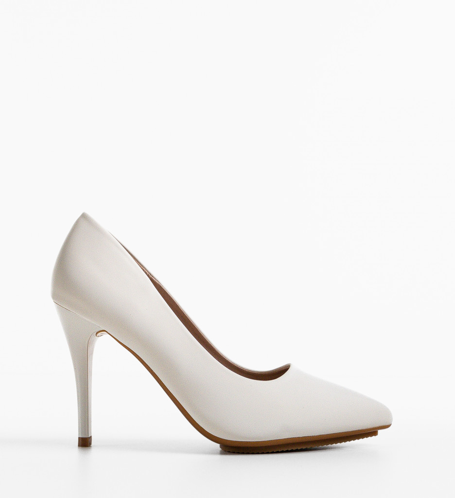 Pantofi cu Toc Lepye Albi | Eleganță Asigurată - imagine 4