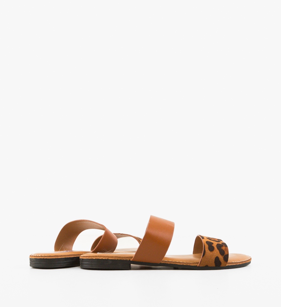 Papuci Dama Leena Animal Print - Confort și Stil - imagine 4