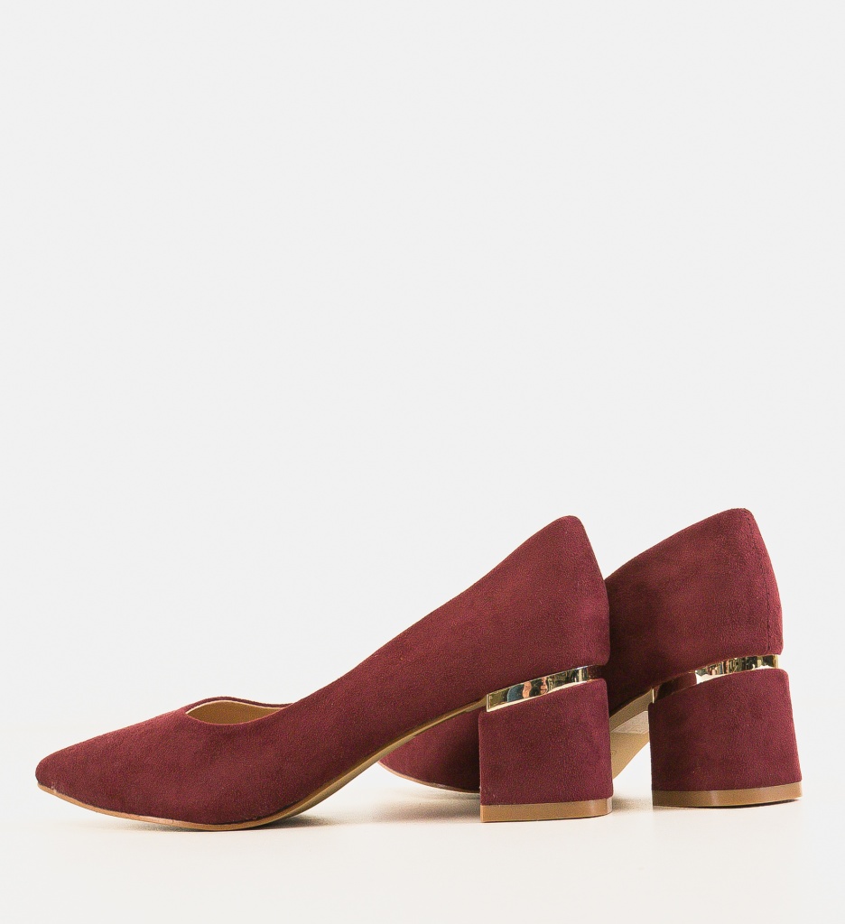 Hazmelo Pantofi Grena - Eleganță la fiecare pas - imagine 5