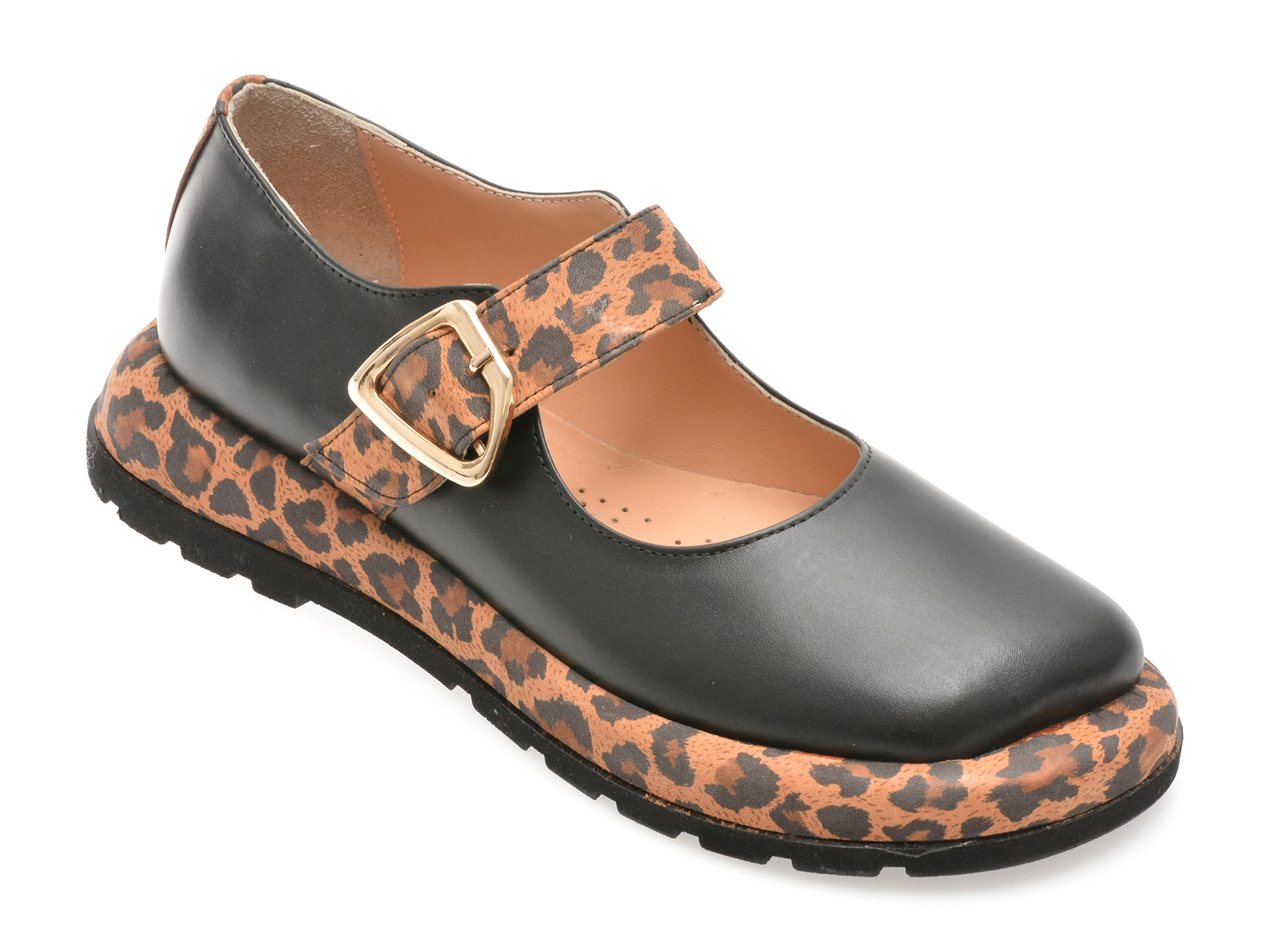 Pantofi GRYXX Negri Piele Naturală