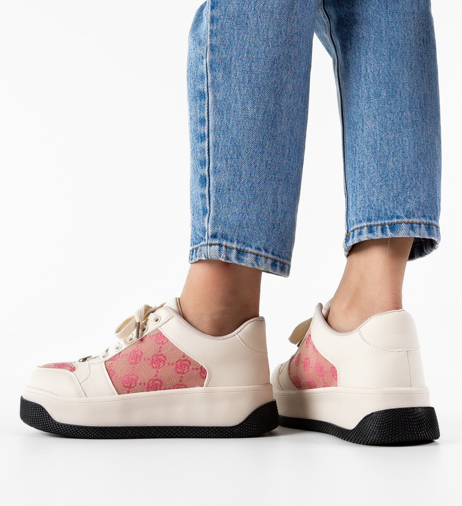 Sneakers Dama Miess Albi - Confort și Stil - imagine 3
