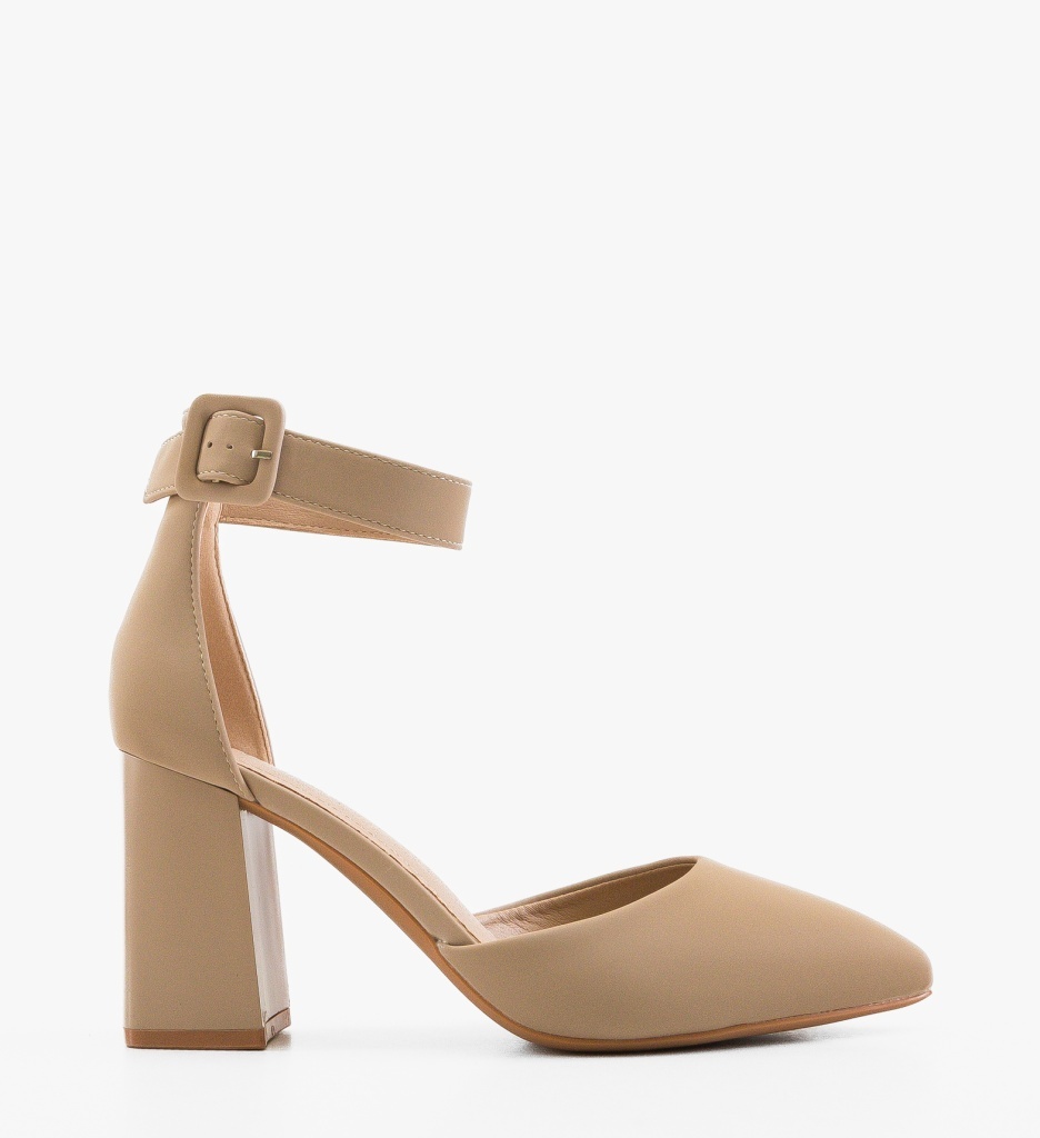 Pantofi cu toc Sanne Khaki - Eleganță și Stil - imagine 6