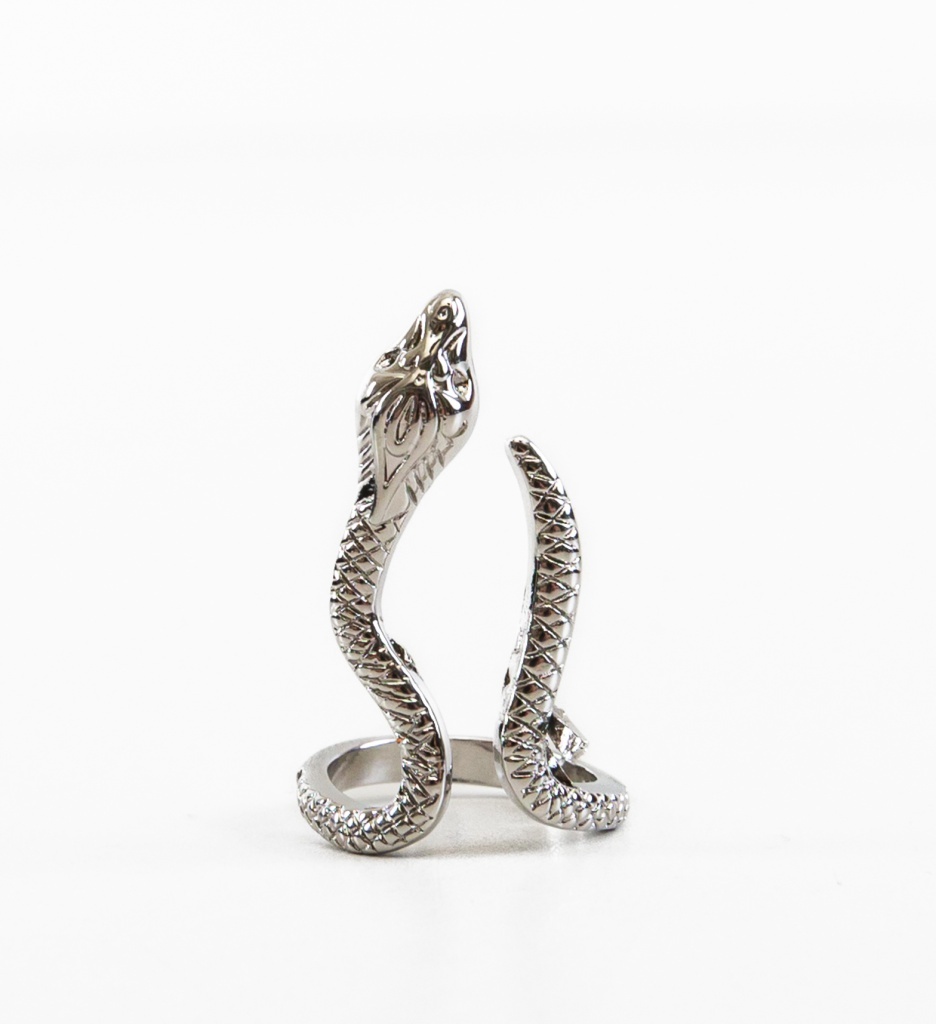 Inel Snakkke Argintiu | Accesorii Elegante și Moderne - imagine 4