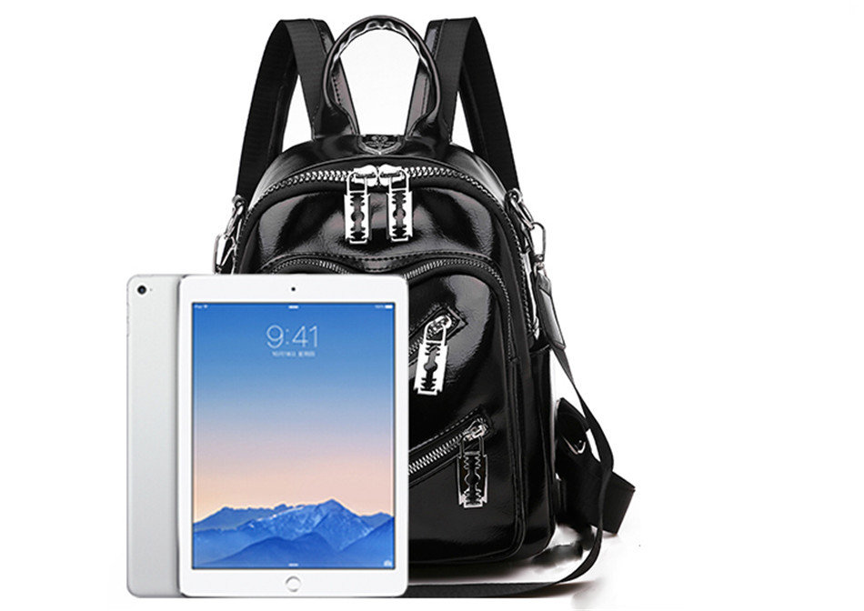Rucsac Dama Delis Aisha Negru | 2-in-1 Versatil - imagine 9