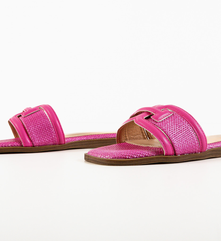 Papuci Dama Stomp Fuchsia - Confort și Stil - imagine 7