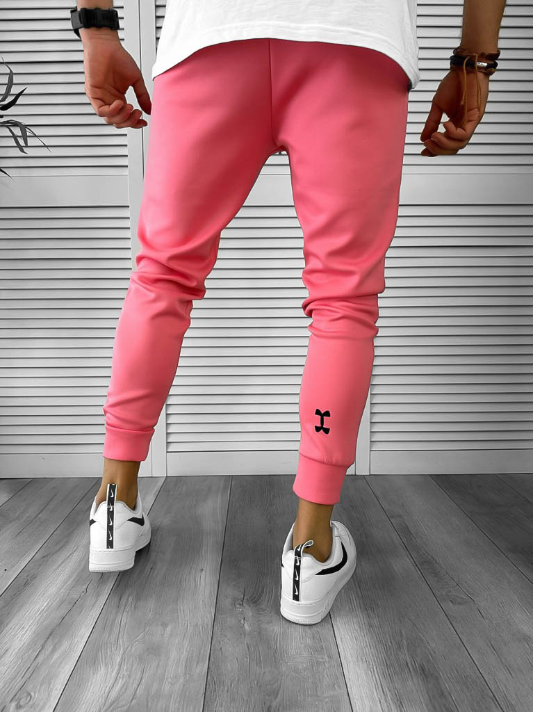 Pantaloni Trening Roz Conici - Stil și Confort
