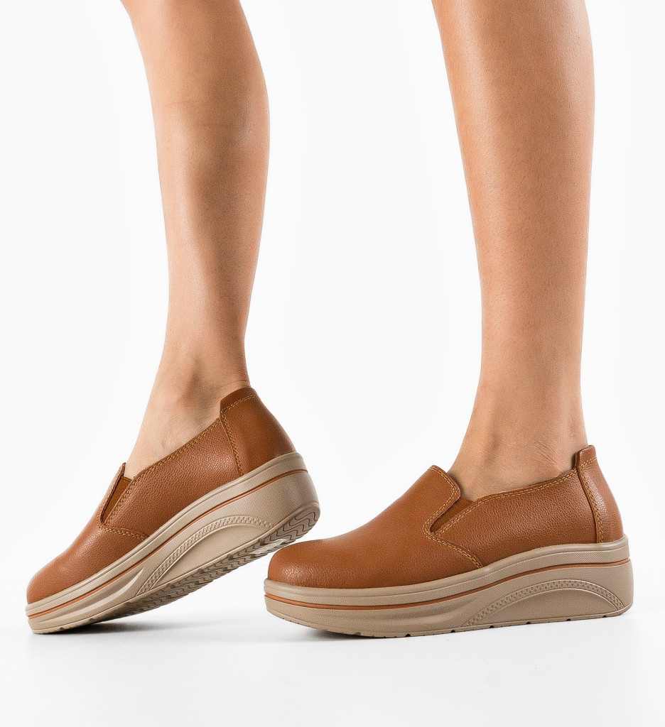 Pantofi Casual Alpino Camel - Confort & Stil