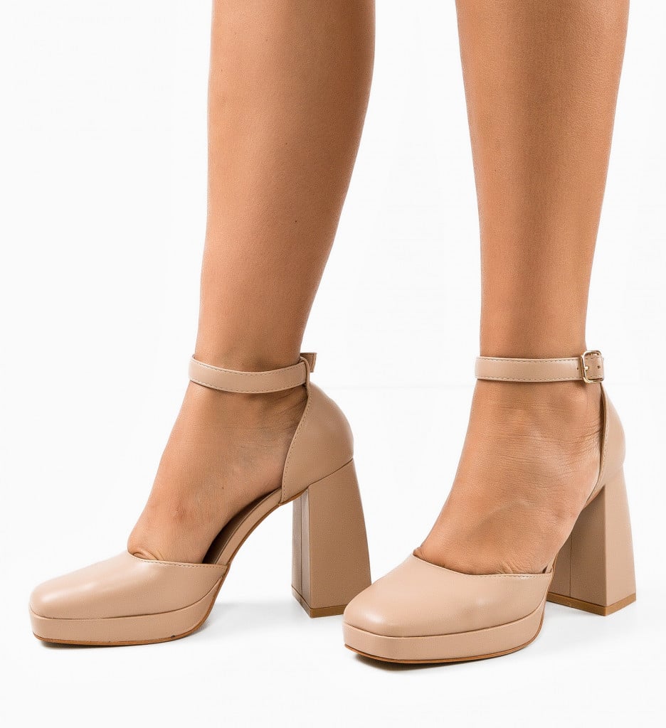 Pantofi Flynn Nude - Eleganță și Confort - imagine 2