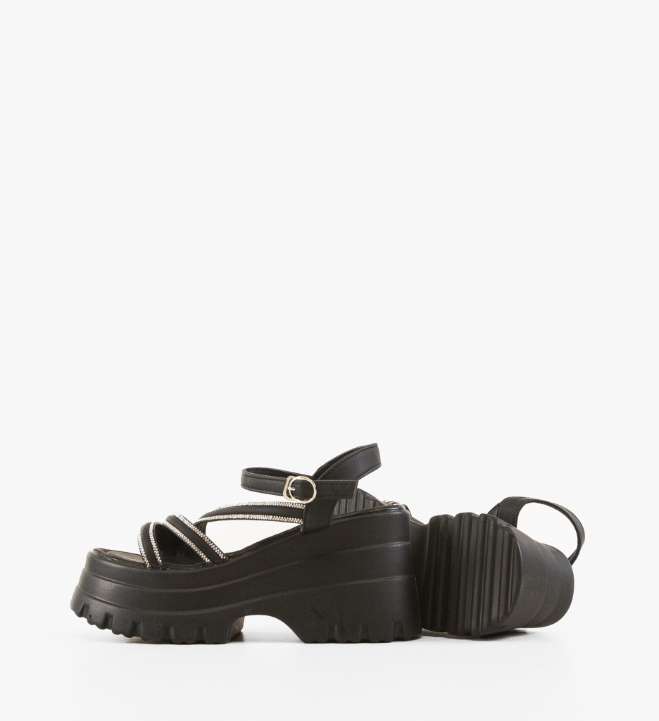 Sandale Platforme Grymyz Negre - Stil si Confort - imagine 5