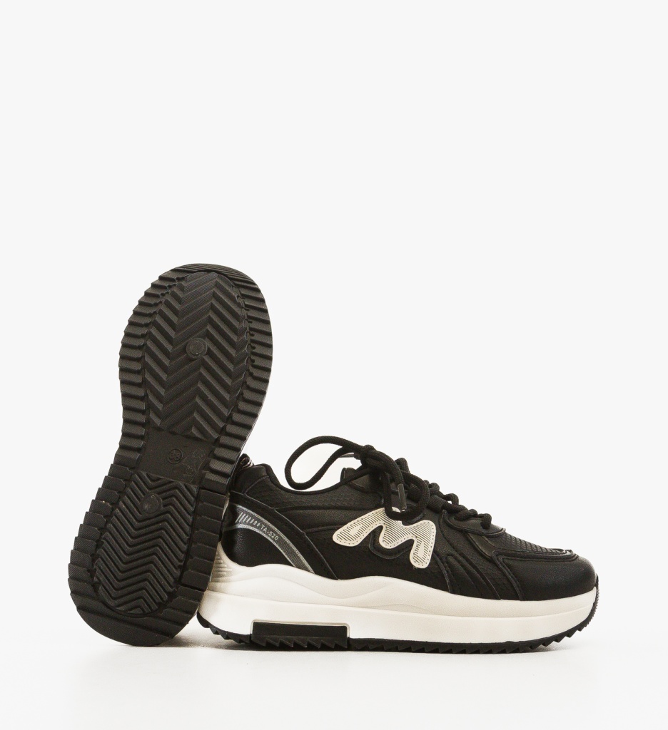 Sneakers Dama Bello Negri - Confort și Stil - imagine 5