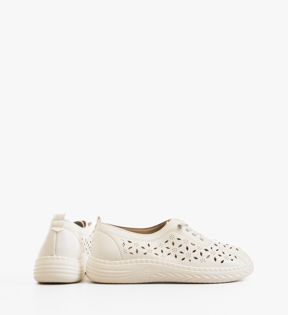 Pantofi Casual Dama Guha Albi - Confort și Stil - imagine 3