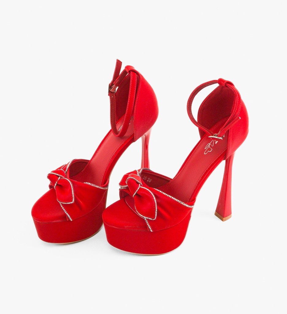 Sandale cu Toc Lavra Rosii - Eleganță Asigurată - imagine 4