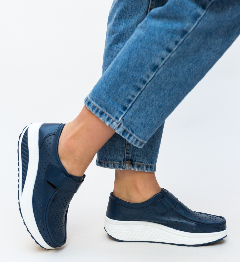 Pantofi Casual Bozta Bleumarin - Confort și Stil