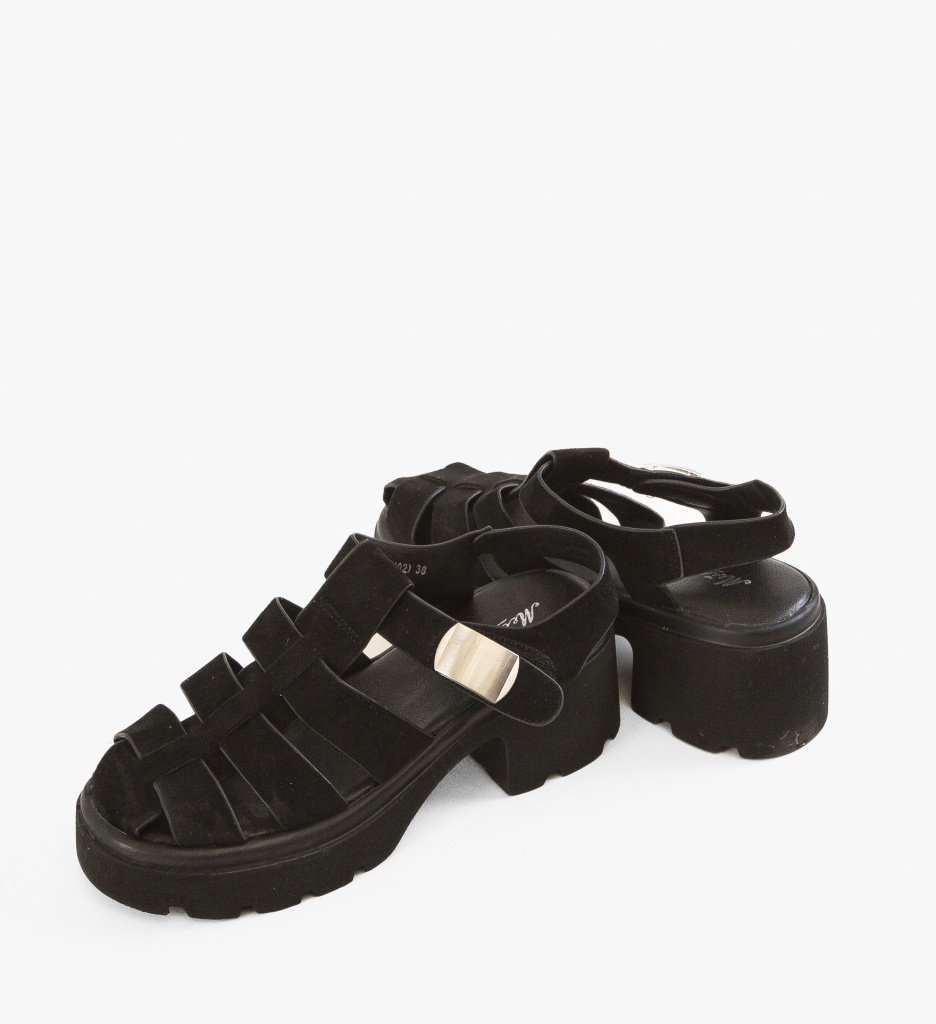 Sandale cu Toc Carisi Negre - Eleganță Asigurată - imagine 5
