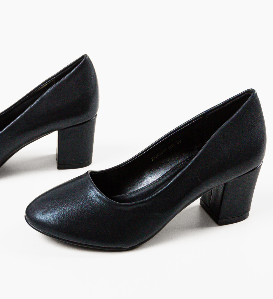 Pantofi Dama Pozal Negri - Eleganță și Stil - imagine 4