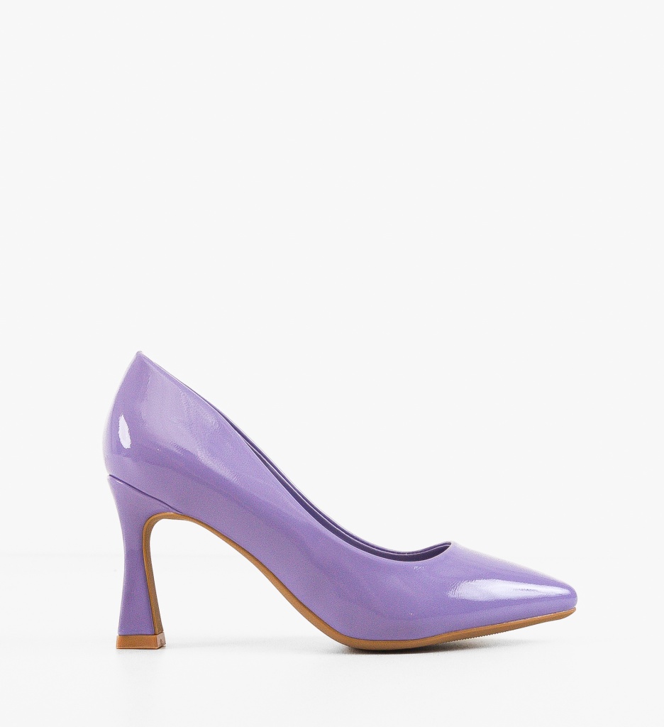 Pantofi Dama Tany Mov | Eleganți cu Toc - imagine 5