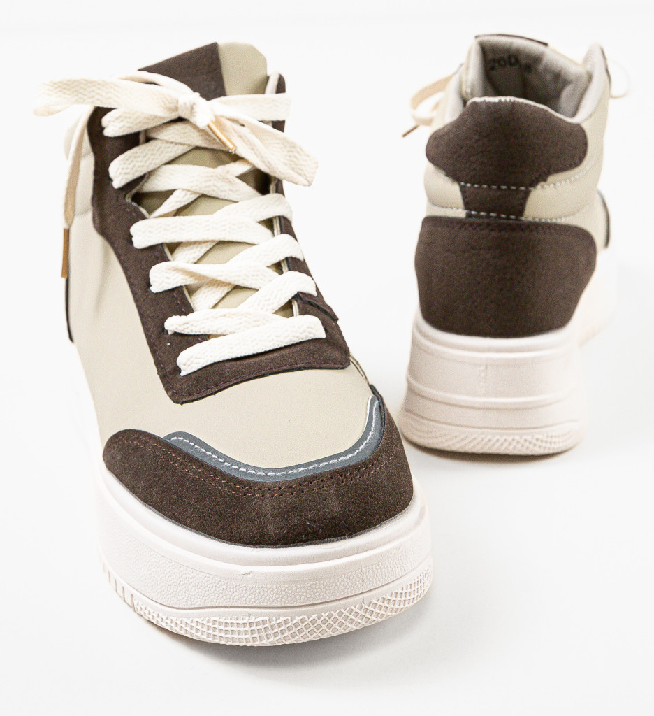 Sneakers Dama Sedio Gri - Confort și Stil - imagine 8