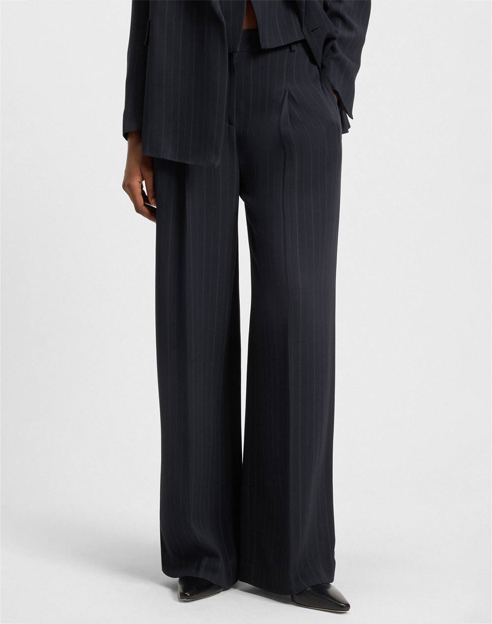 Boss Tiana4 Pantaloni Dama Dungi Eleganți